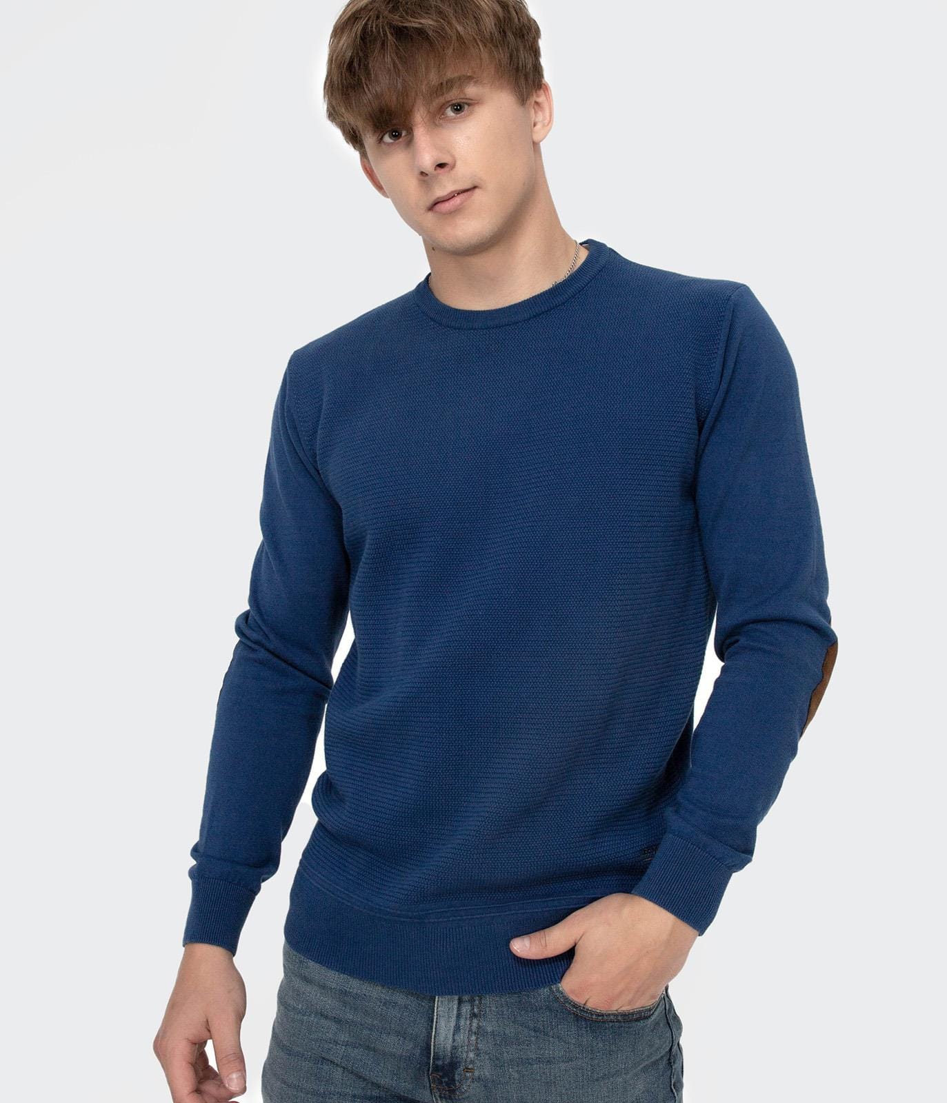 Свитер с нашивками на локтях Lee Cooper BINN