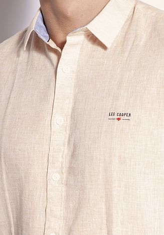 Рубашка Regular со льном Lee Cooper HEGRON2 0321 ORANGE