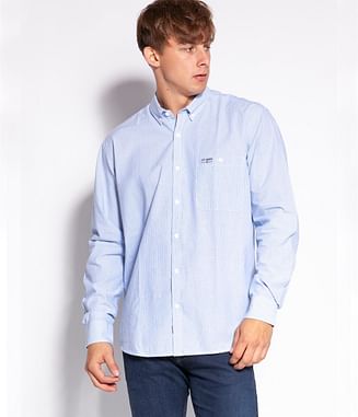 Рубашка Comfort с полосками Lee Cooper TENBY 58PL BLUE