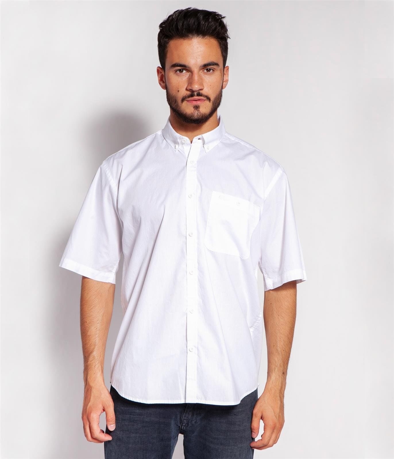 Хлопковая рубашка Comfort Lee Cooper TENBY2 62GL WHITE