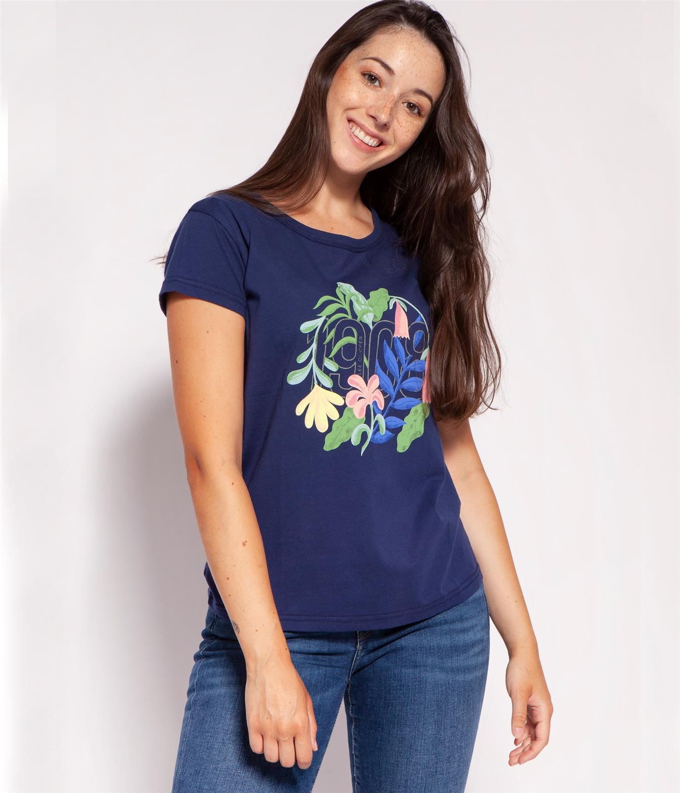 Джемпер тонкий с принтом 5ply Lee Cooper GIA 8989 NAVY