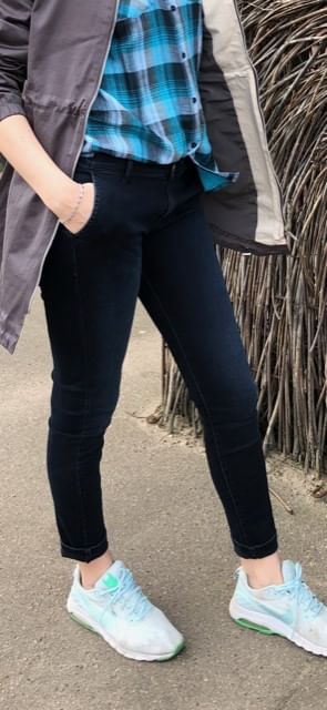 Брюки женские 11.75oz Chino Lee Cooper OLGA 1536 BLUE BLACK US