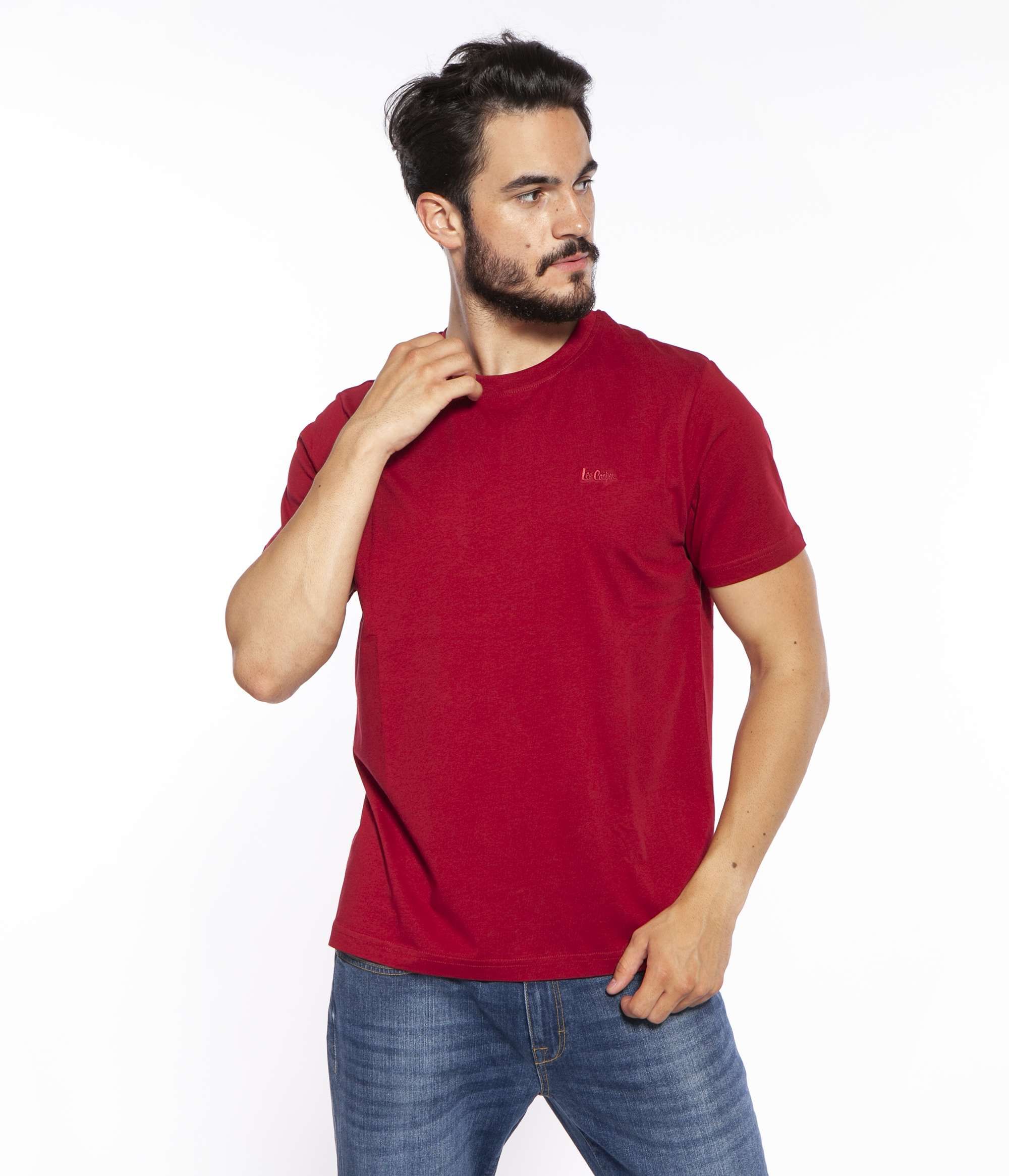 Майка однотонная хлопок Lee Cooper OBUTCH 0875 2875 3875