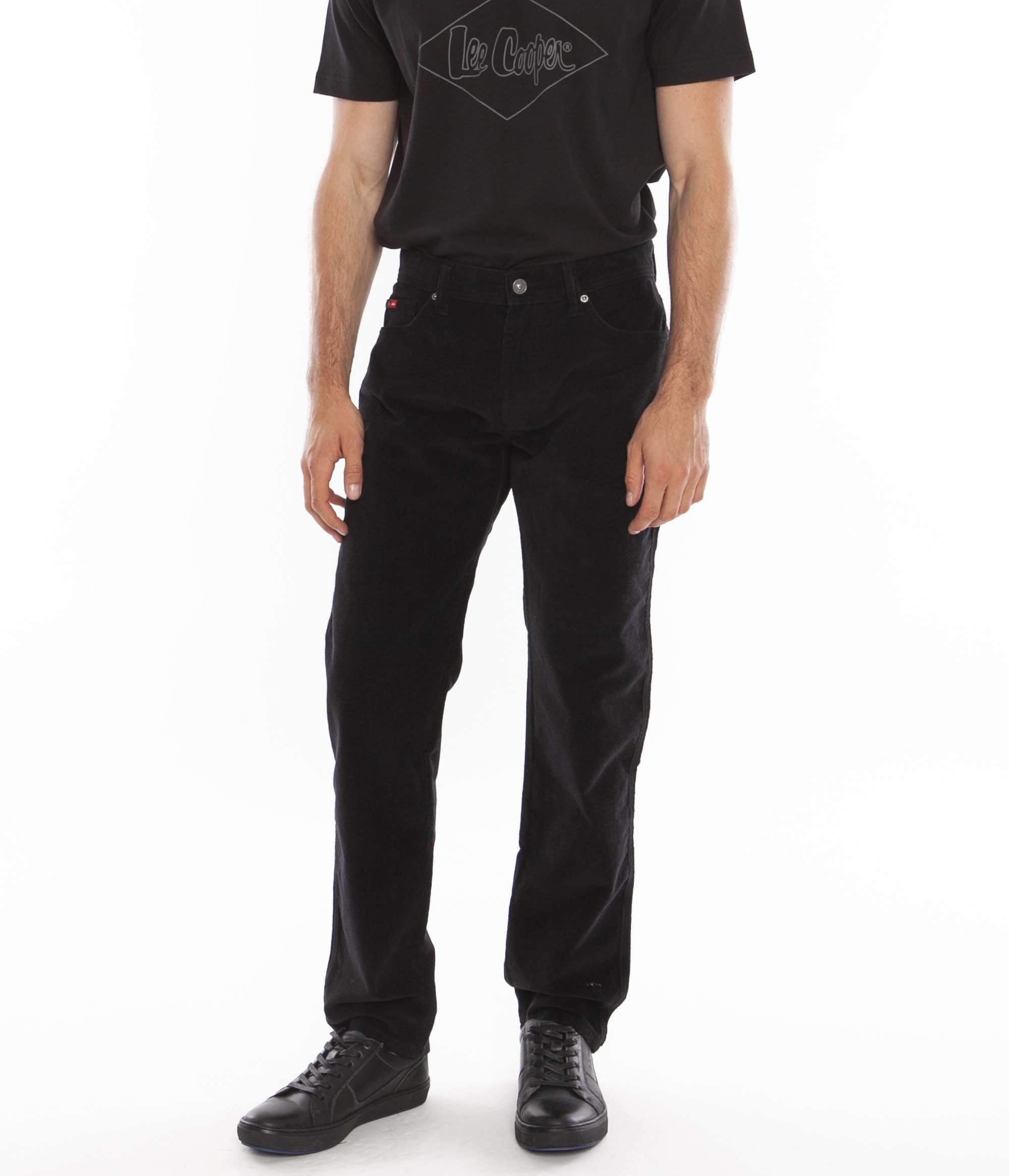 Джинсы вельвет 10.5 oz Tapered Lee Cooper LC7504 0005 BLACK