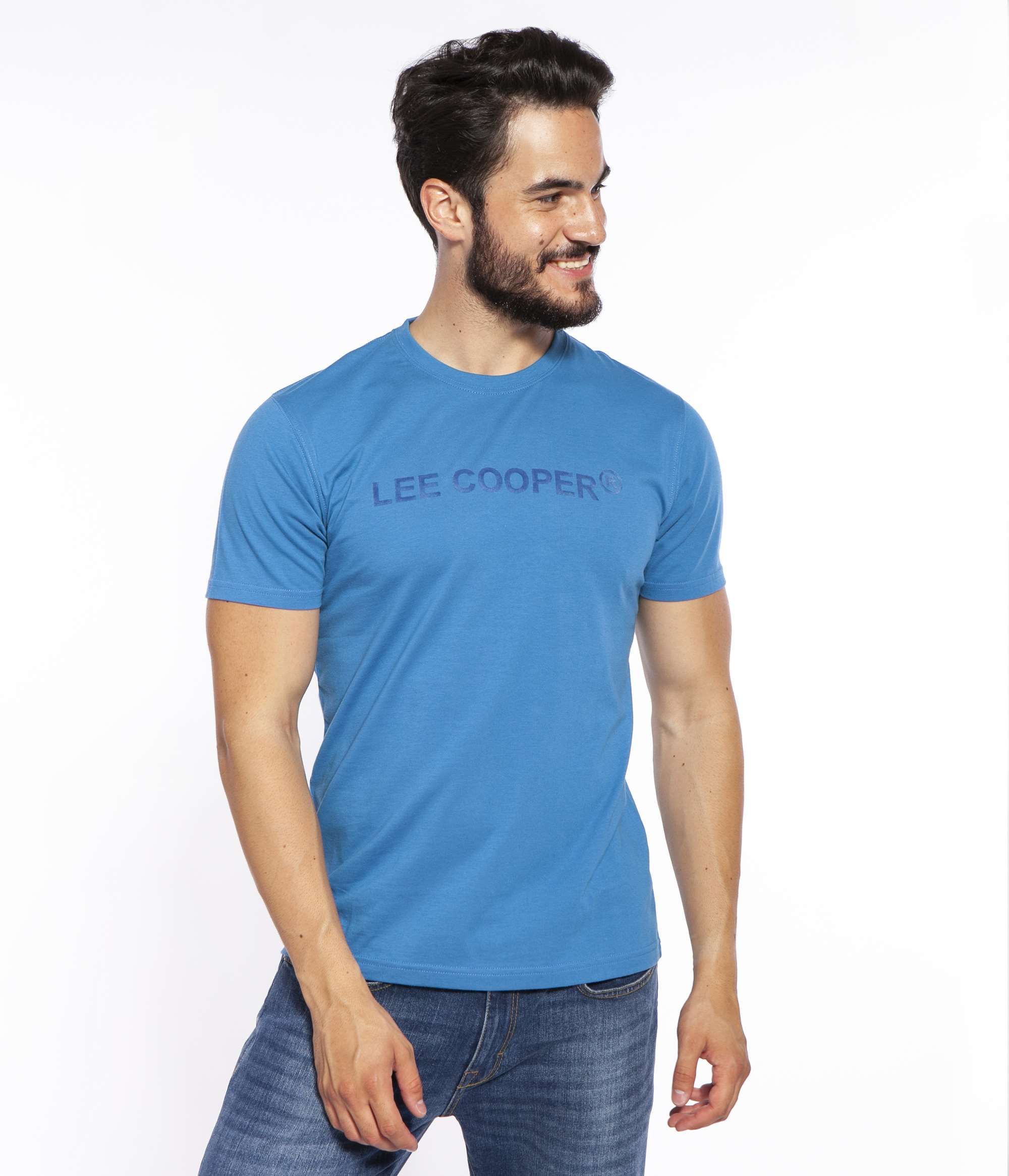 Майка Slim с логотипом Lee Cooper WANE 2020 BLUE