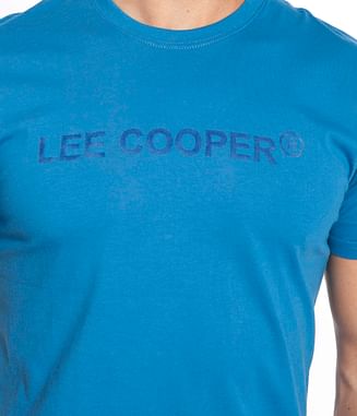 Майка Slim с логотипом Lee Cooper WANE 2020 BLUE/BLACK
