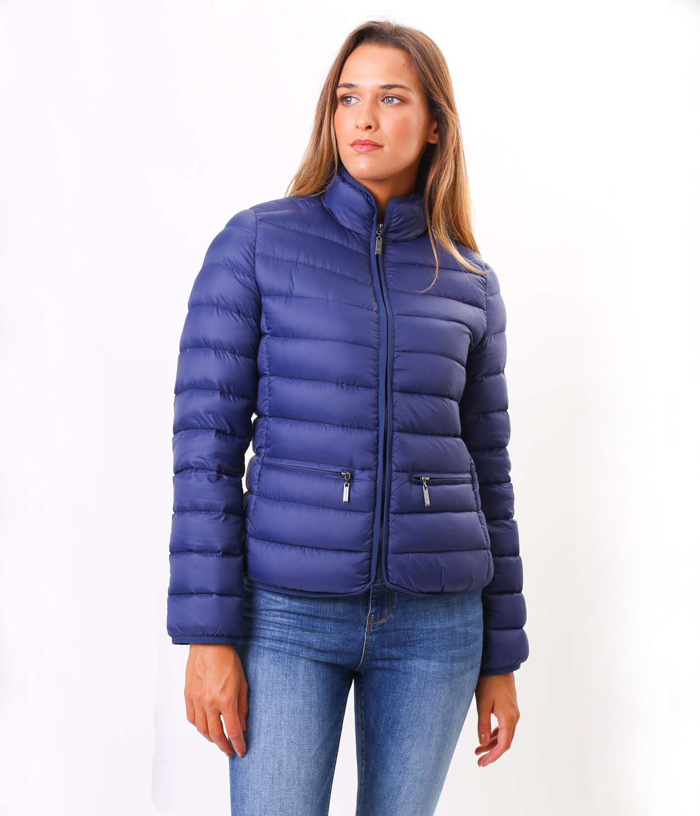 Пуховик с воротником-стойкой Lee Cooper HELEN 2266 MEDIEVAL BL