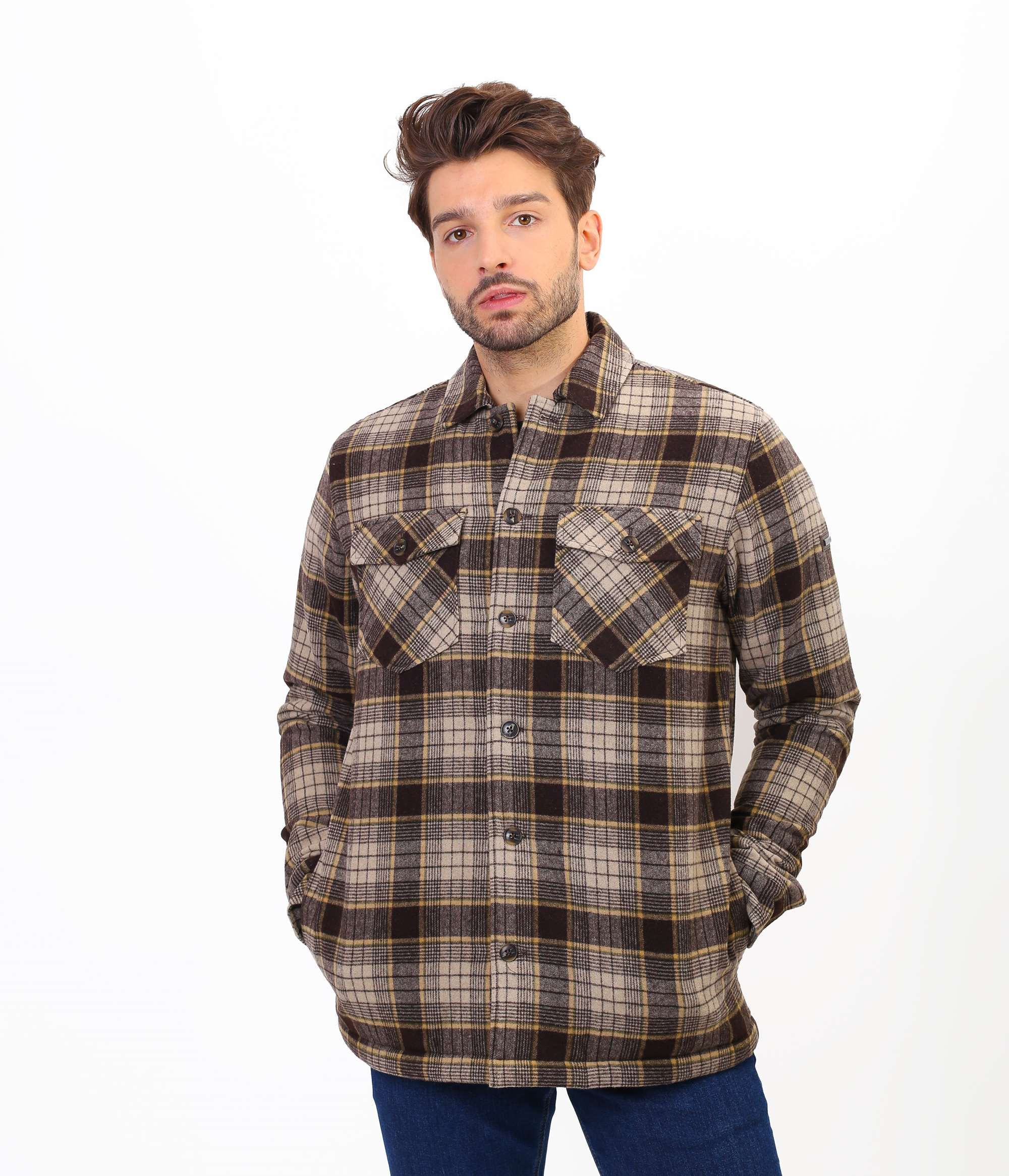 Куртка-рубашка Lee Cooper SHACKET 3606 COFFEE