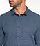 Рубашка со льном Slim Lee Cooper VAL 1225 DRESS BLUE