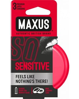 Ультратонкие презервативы в железном кейсе MAXUS Sensitive.