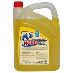 Антифриз Nordrec желтый G12 5кг Nordrec Антифриз Nordrec желтый G12 5кг