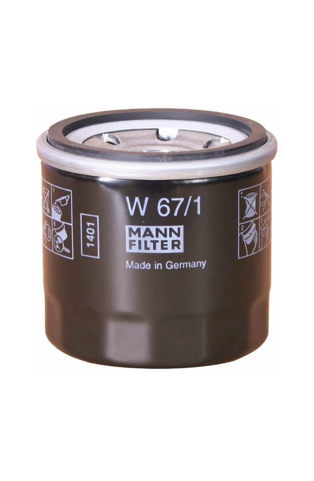 Масляный фильтр Renault Logan 2 , Sandero 2, 2014-2021 + Stepway MANN H4M 16 клапанов