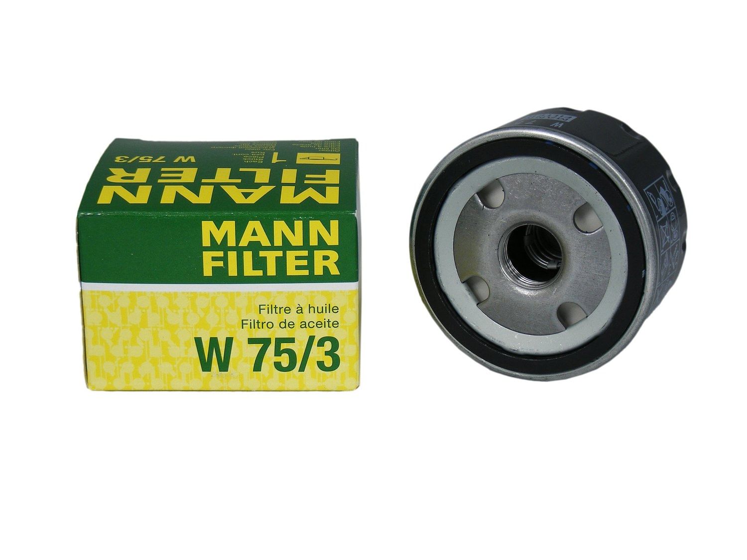 Масляный фильтр MANN W75/3 для Renault Logan 2 , Sandero 2, Lada Largus MANN