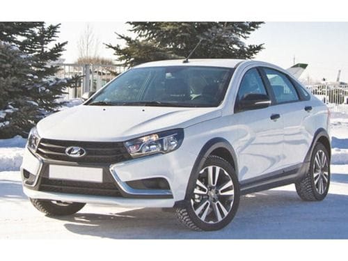 Cross комплект (расширители колёсных арок и накладки на пороги) на Веста