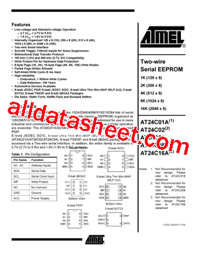 Оптопара ATMEL AT24C04N-10SU-2.7