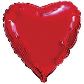 Большое фольгированное сердце 30"/76 см.