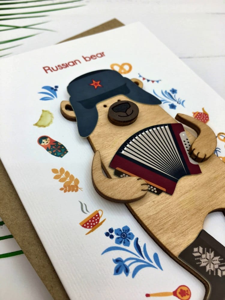 Открытка «Russian Bear»