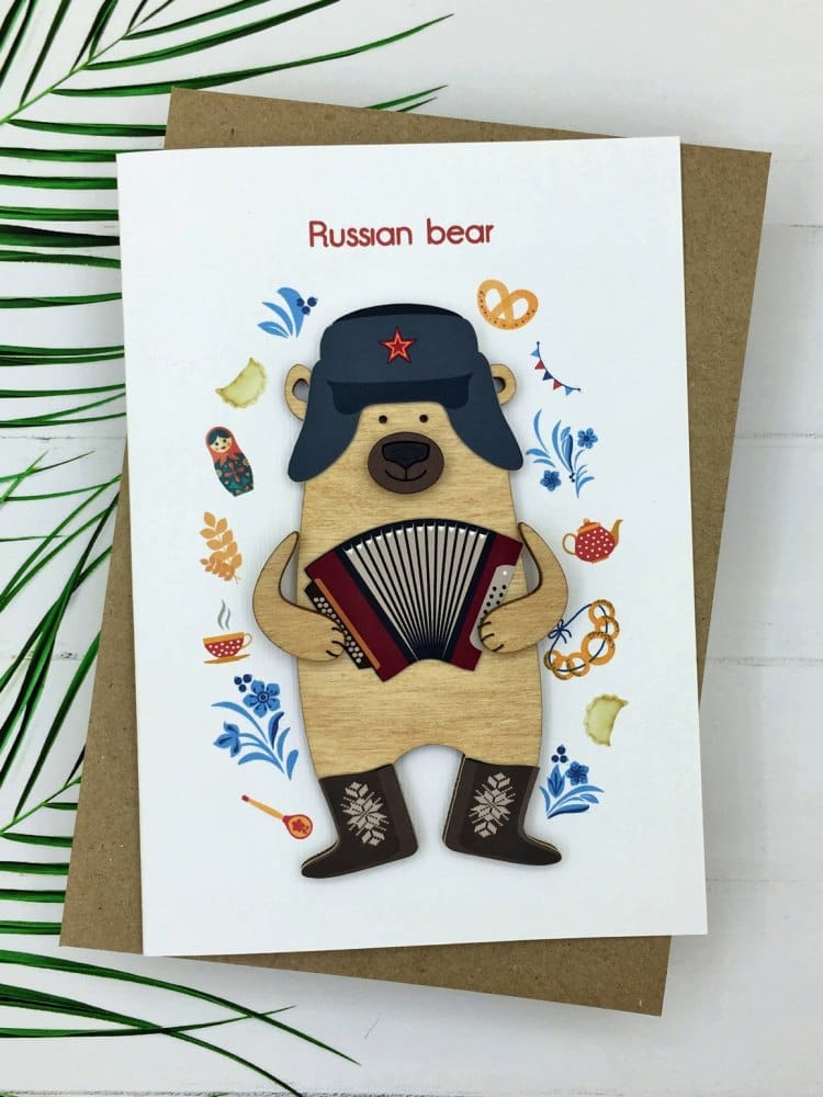 Открытка «Russian Bear»