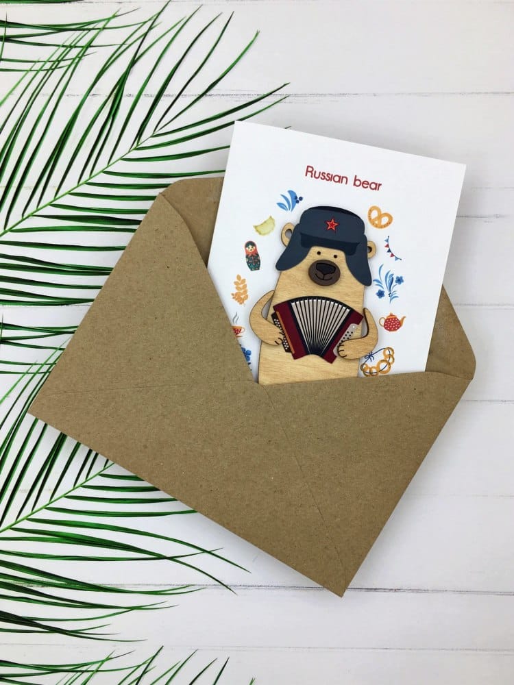 Открытка «Russian Bear»