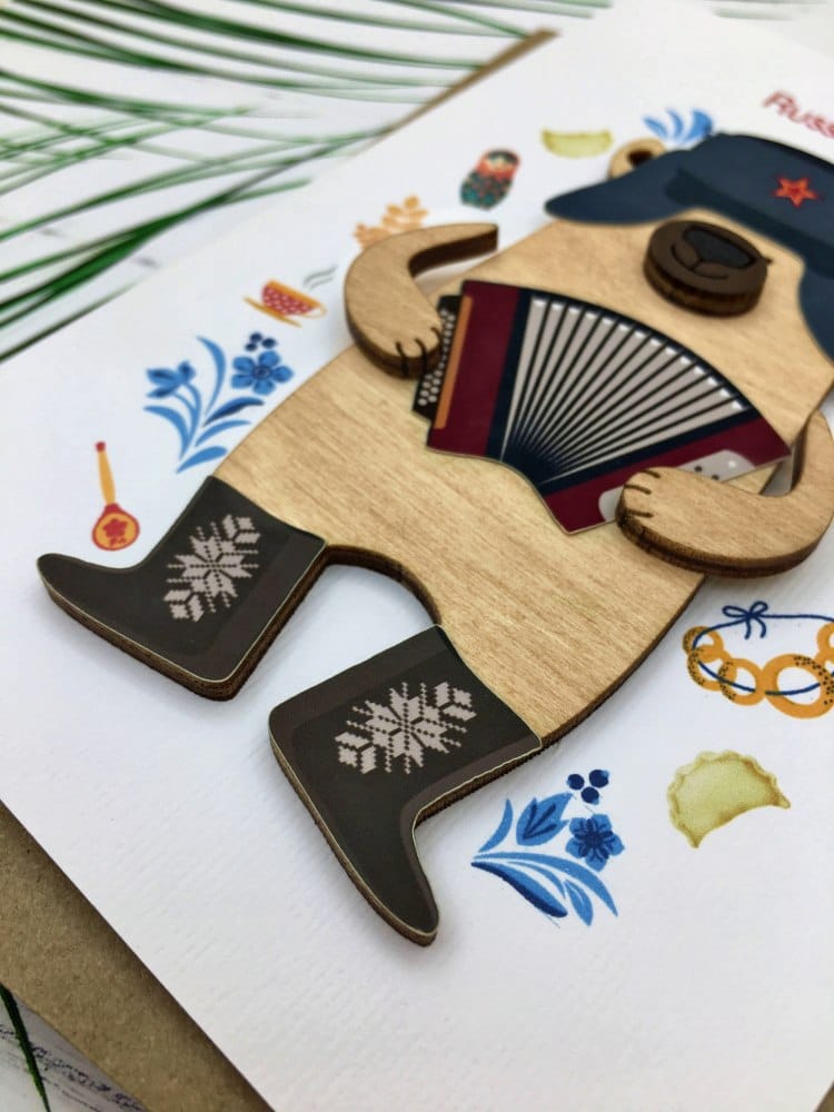 Открытка «Russian Bear»