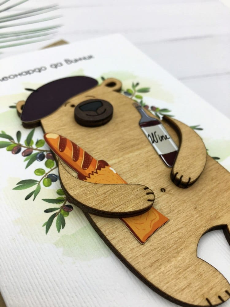 Открытка «Леонардо да Винчик»