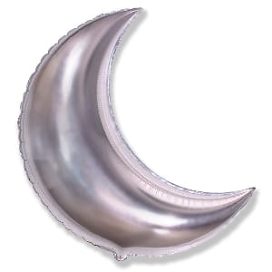 Месяц SILVER 30/76см шар фольга Фольгированные шары