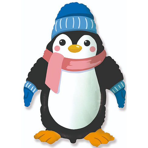 Пингвин 98 х 83см шар фольга