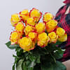 Букет из 15 роз "Пламя" Эквадор