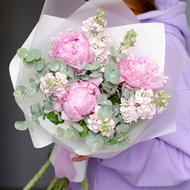 Букет цветов "Медовый аромат"