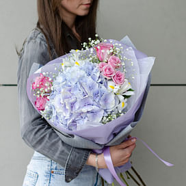 Букет цветов "Пастель"