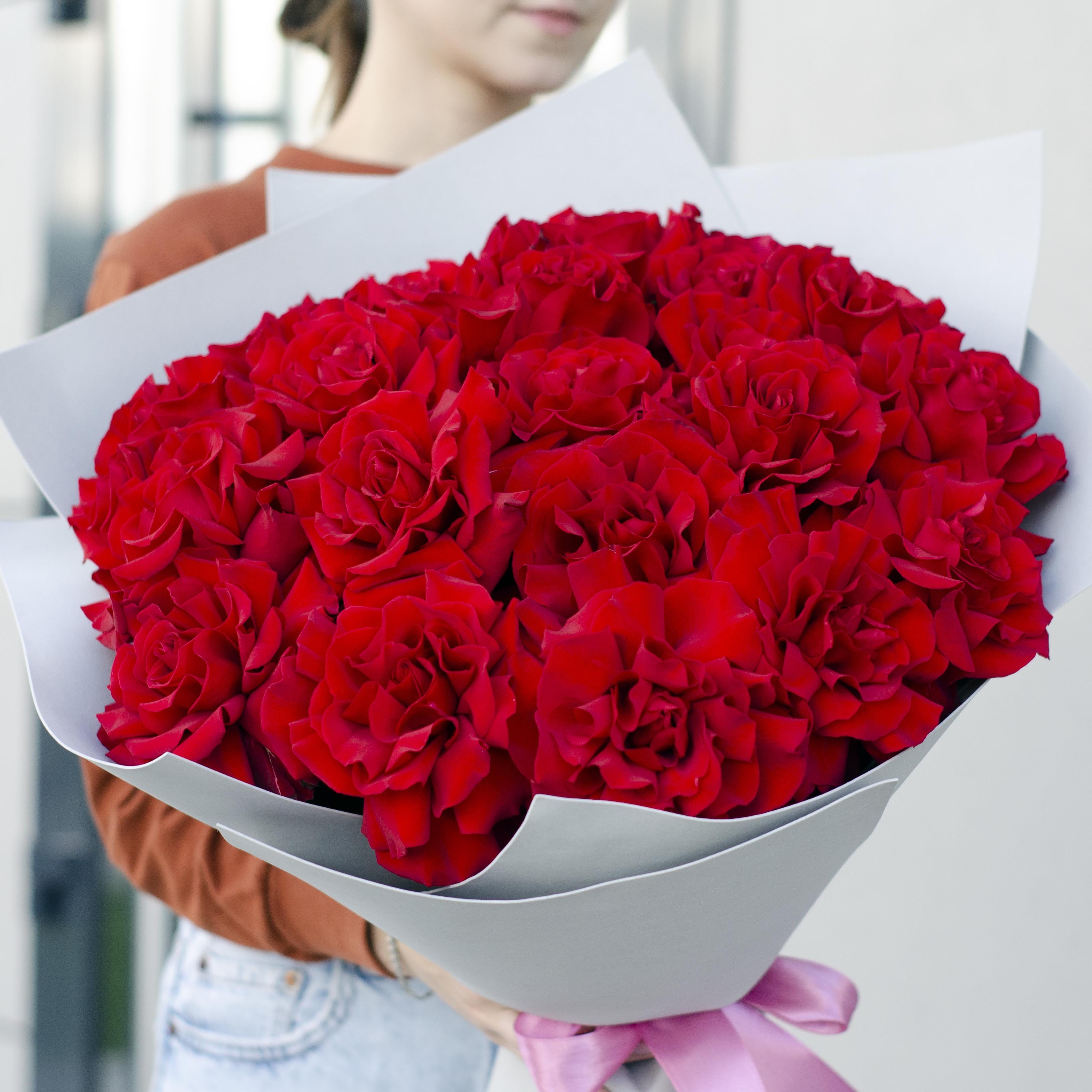 Букет французских роз "Шарман" 21 роза