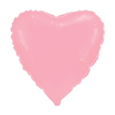 БОЛЬШОЙ Шар (32''/81 см) Сердце, Розовый Фольгированные шары