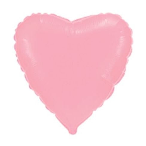 БОЛЬШОЙ Шар (32''/81 см) Сердце, Розовый