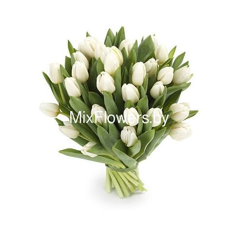 Букет тюльпанов "Белые"