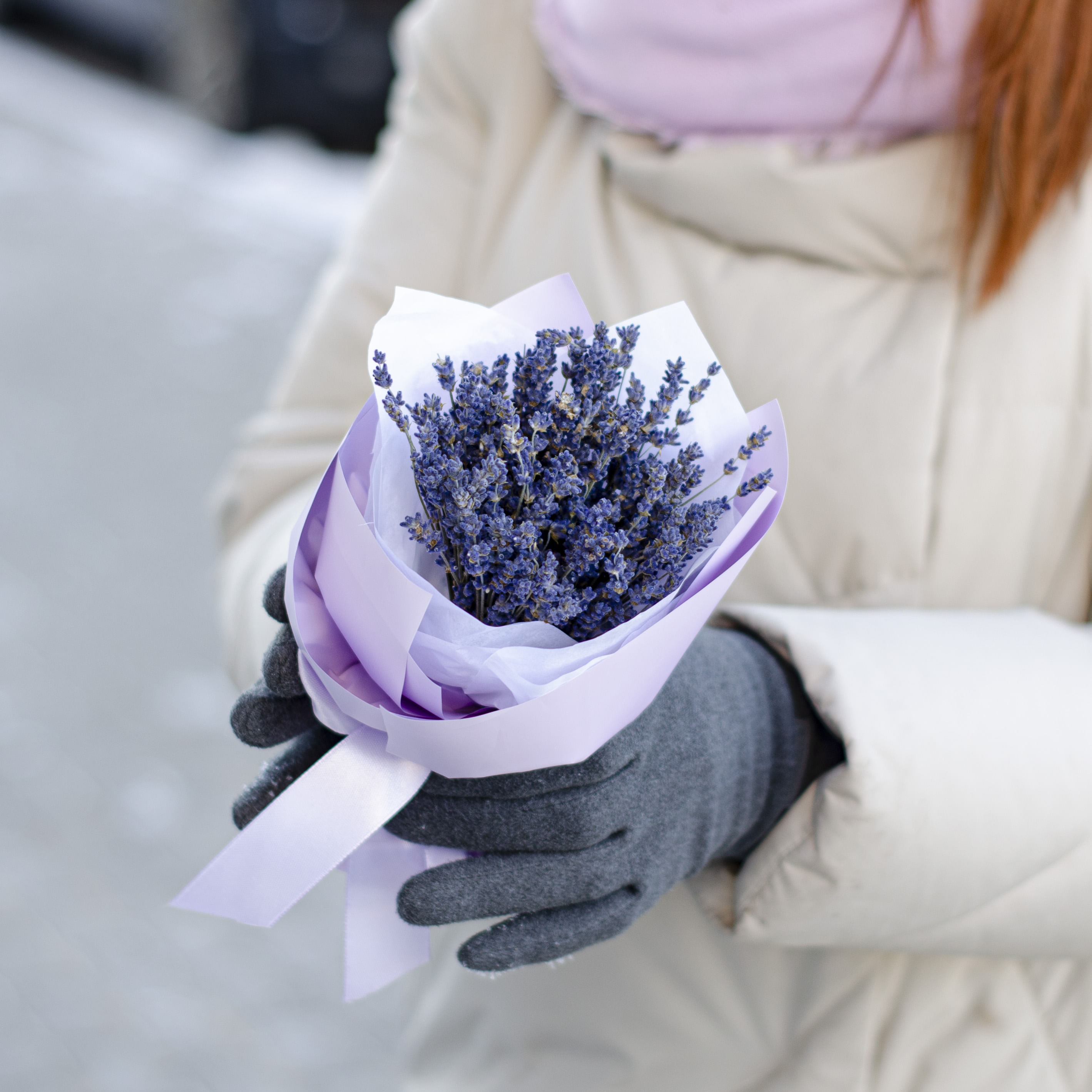 Букет из лаванды (сухоцвет)
