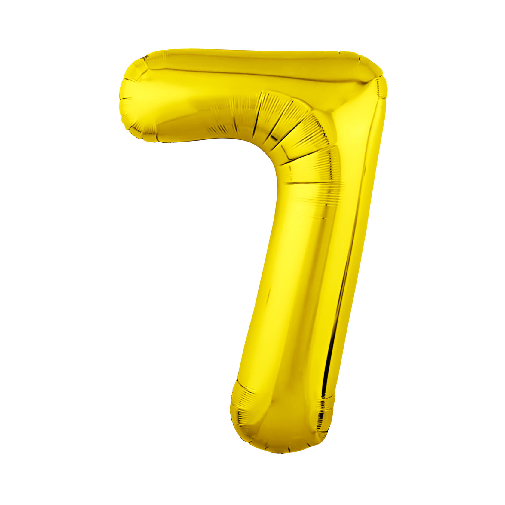 Шар цифра, фольгированный, цвет золото 102 см Фольгированные шары