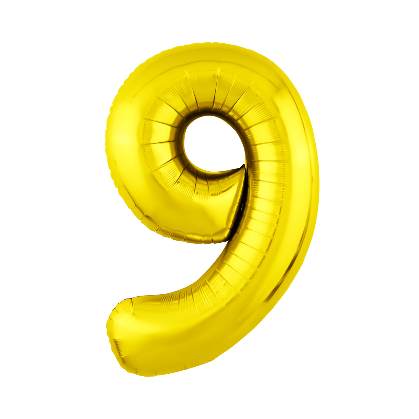 Шар цифра, фольгированный, цвет золото 102 см Фольгированные шары