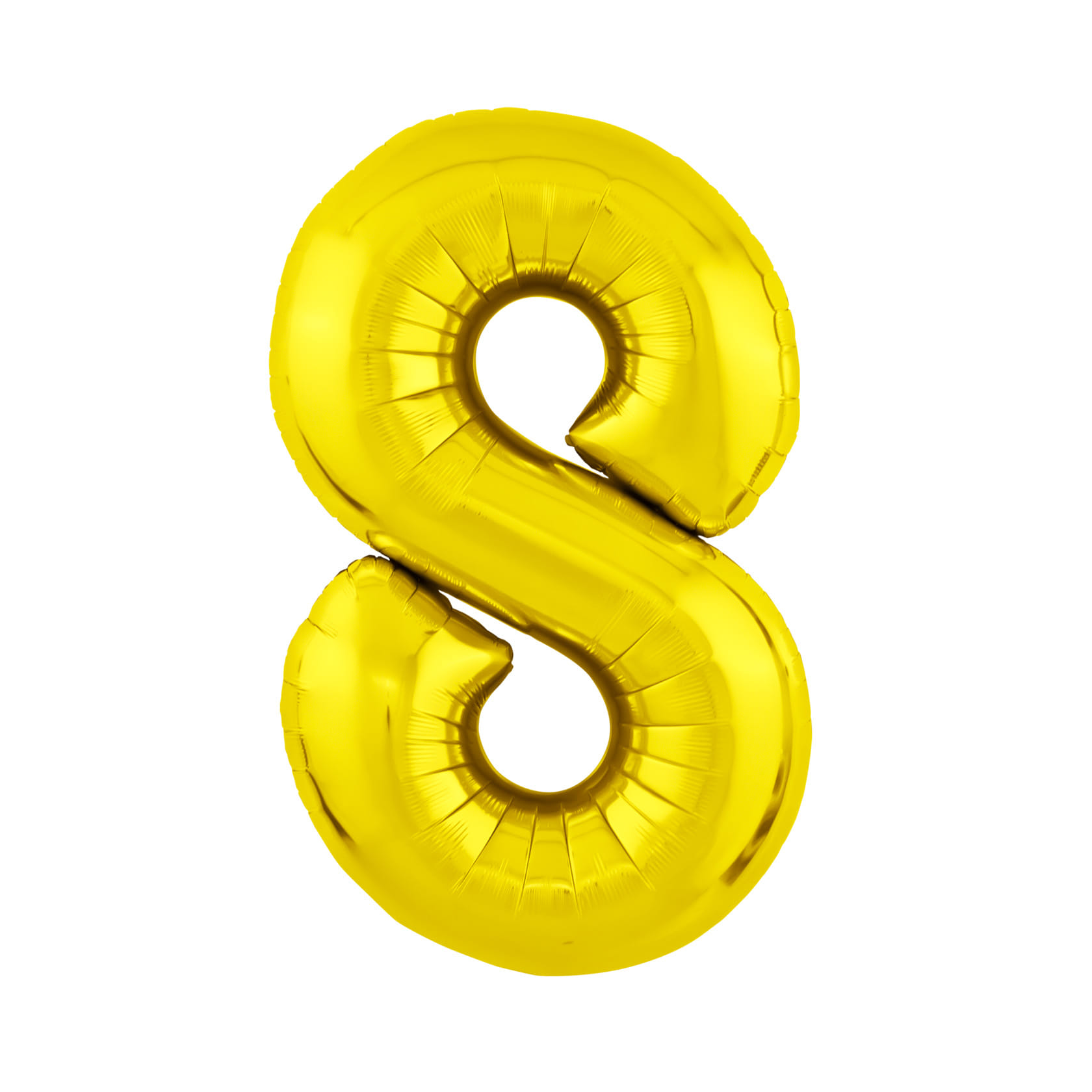 Шар цифра, фольгированный, цвет золото 102 см Фольгированные шары