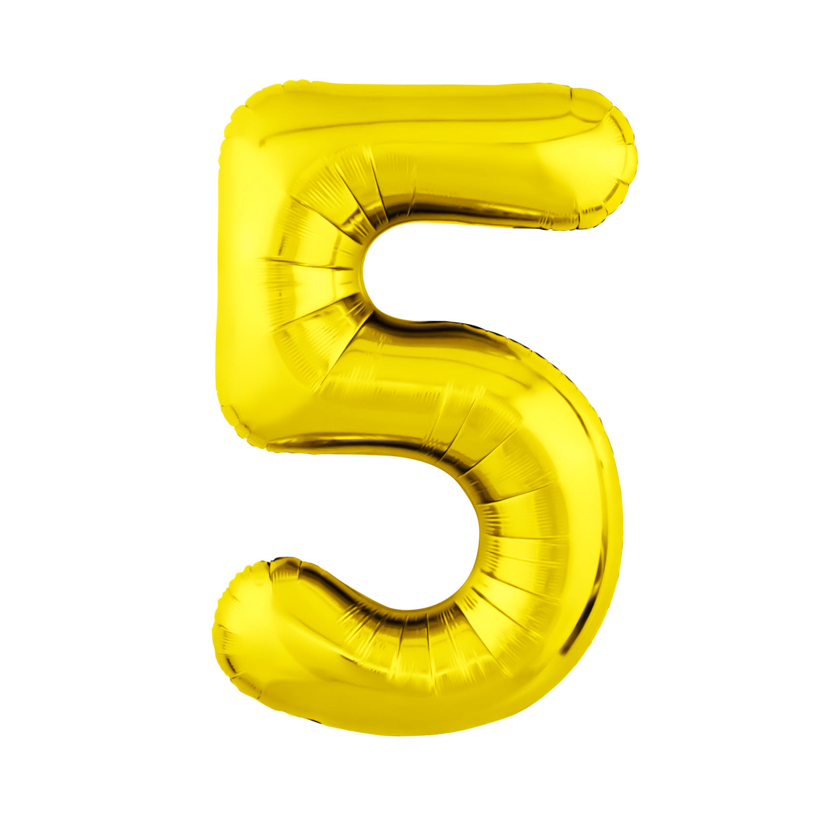 Шар цифра, фольгированный, цвет золото 102 см Фольгированные шары