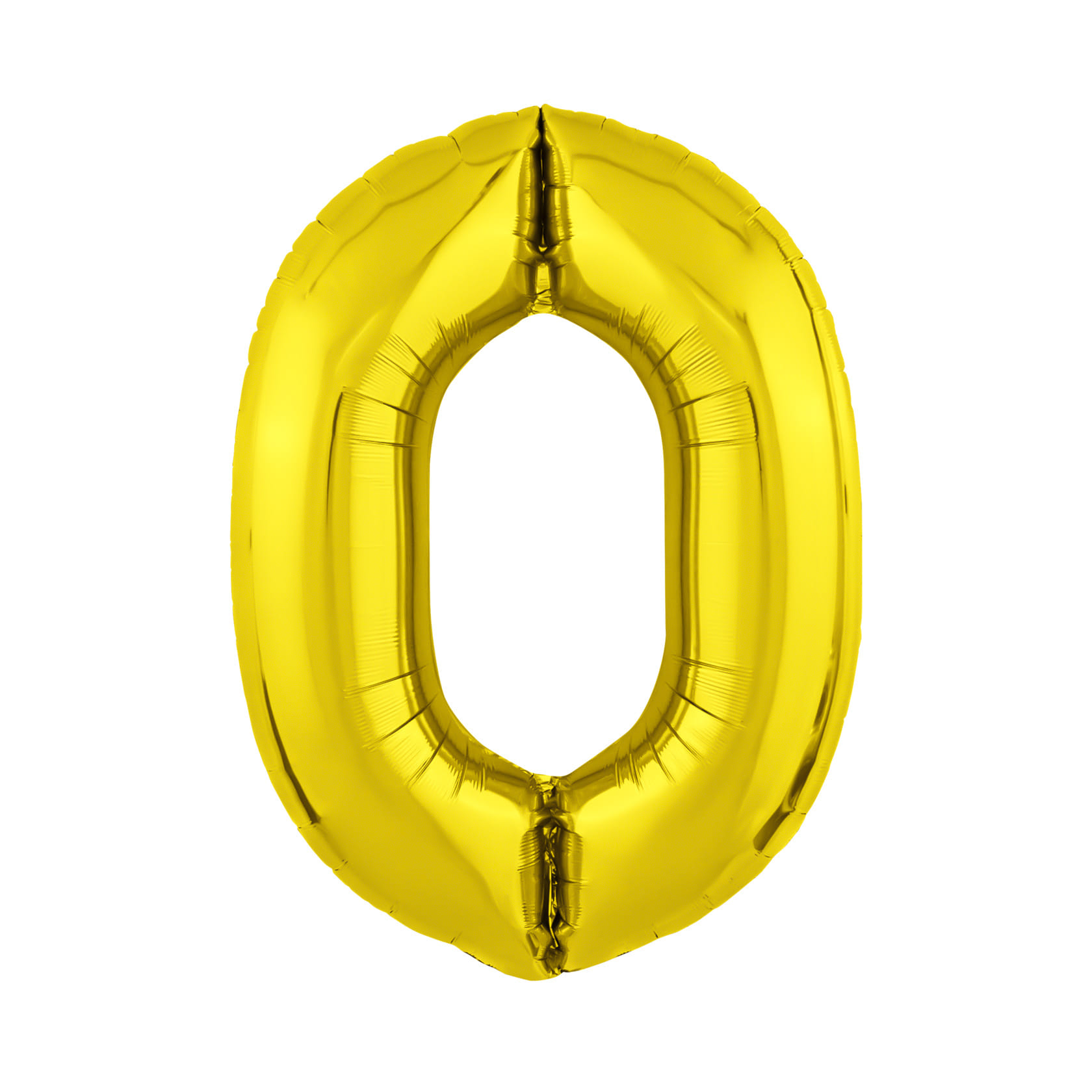 Шар цифра, фольгированный, цвет золото 102 см Фольгированные шары