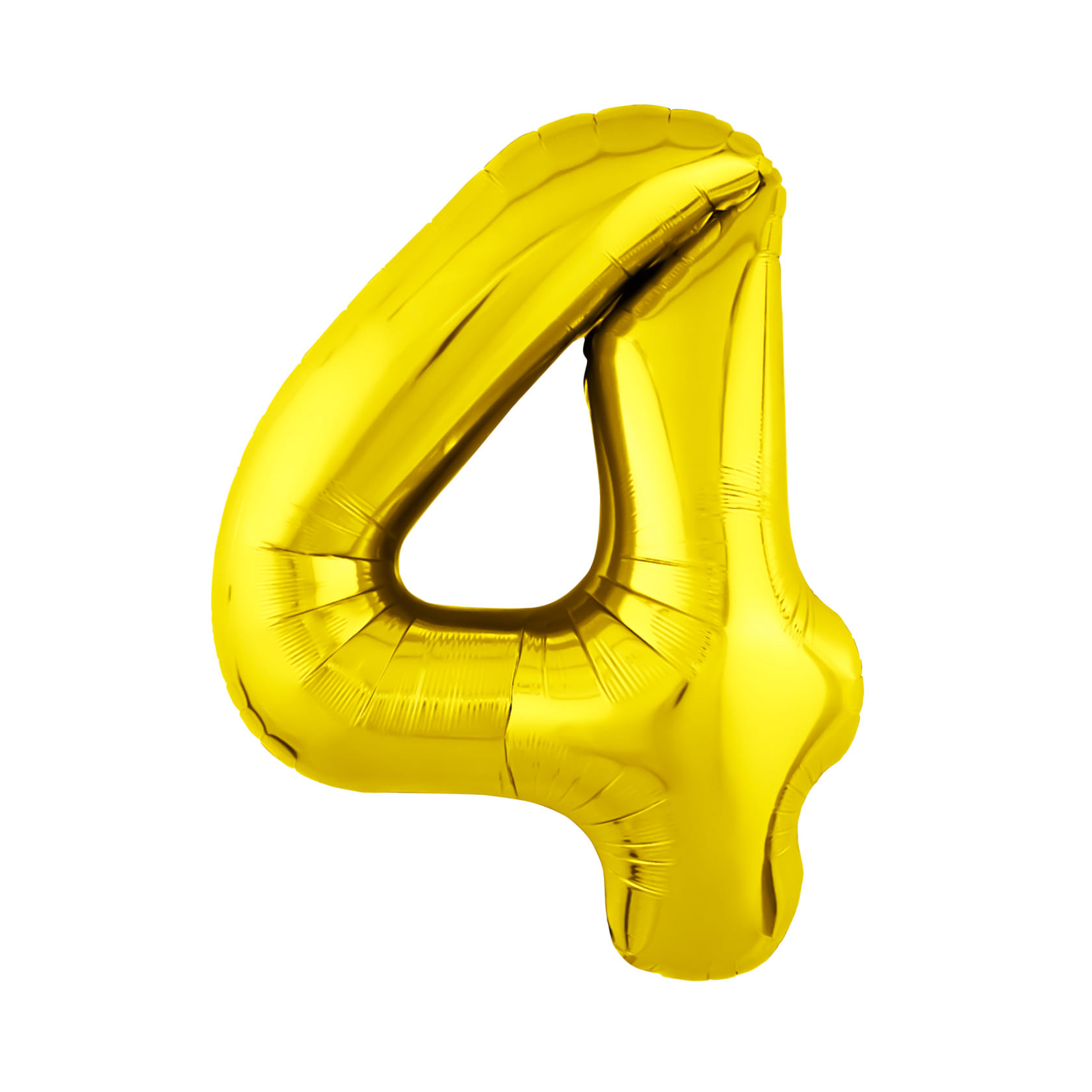 Шар цифра, фольгированный, цвет золото 102 см Фольгированные шары