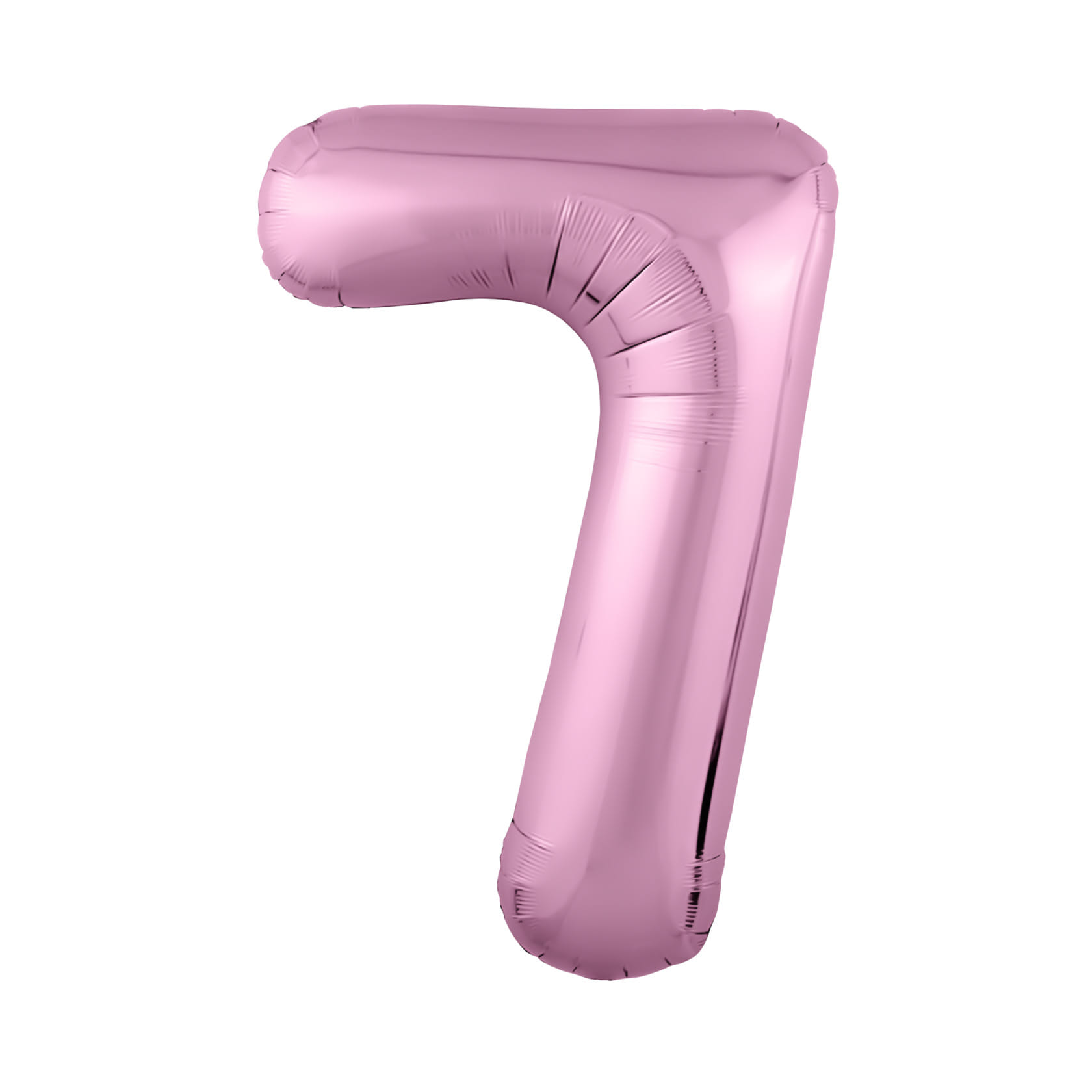 Шар цифра, фольгированный, цвет Розовый, 102 см Фольгированные шары
