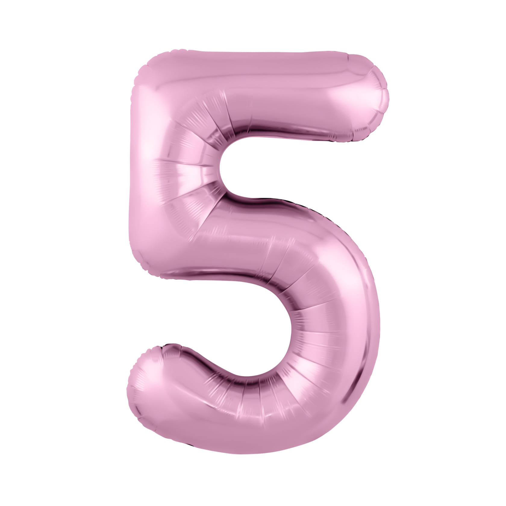 Шар цифра, фольгированный, цвет Розовый, 102 см Фольгированные шары