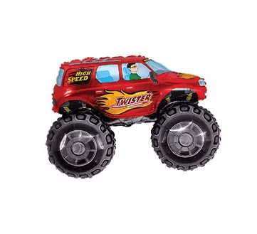 Шар 96СМ БИГФУТ красный Фольгированные шары