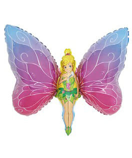 Шар (14''/36 см) фигура, Фея бабочка