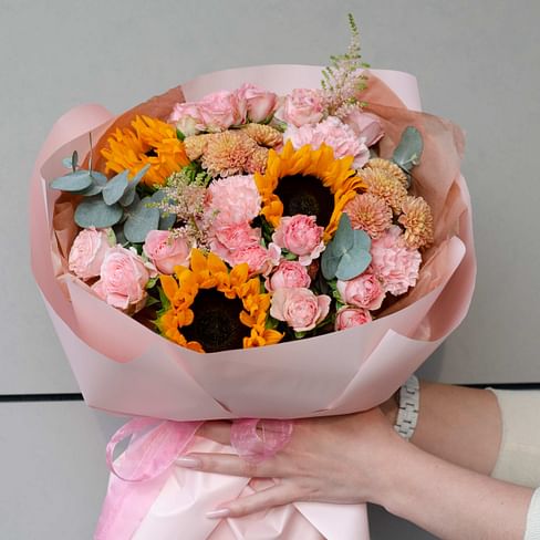 Букет "Ласковое солнышко"