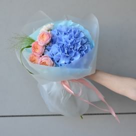 Букет "Голубая лазурь"