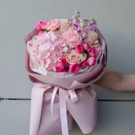 Букет "Розовое настроение"