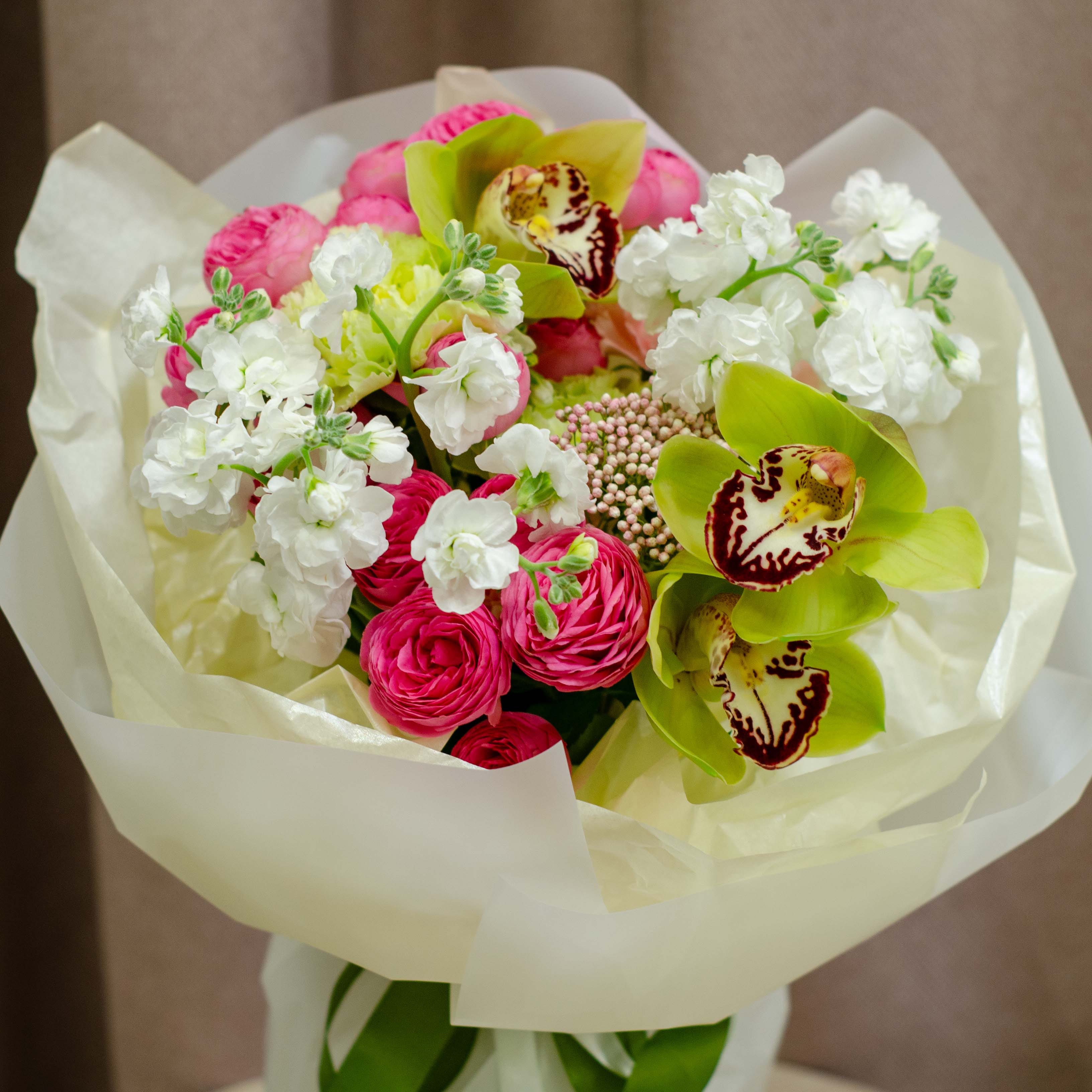 Букет "Мята и малина"