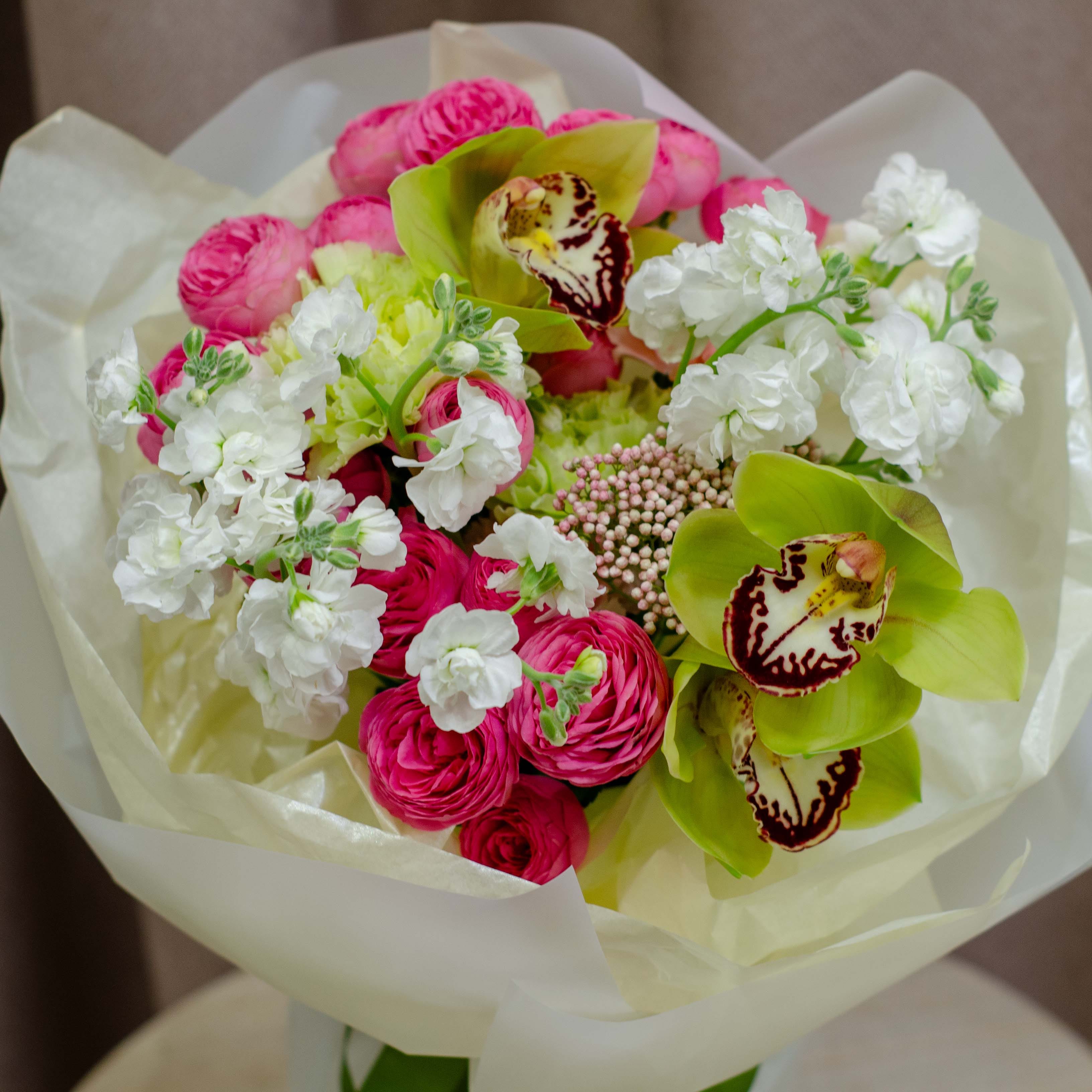 Букет "Мята и малина"